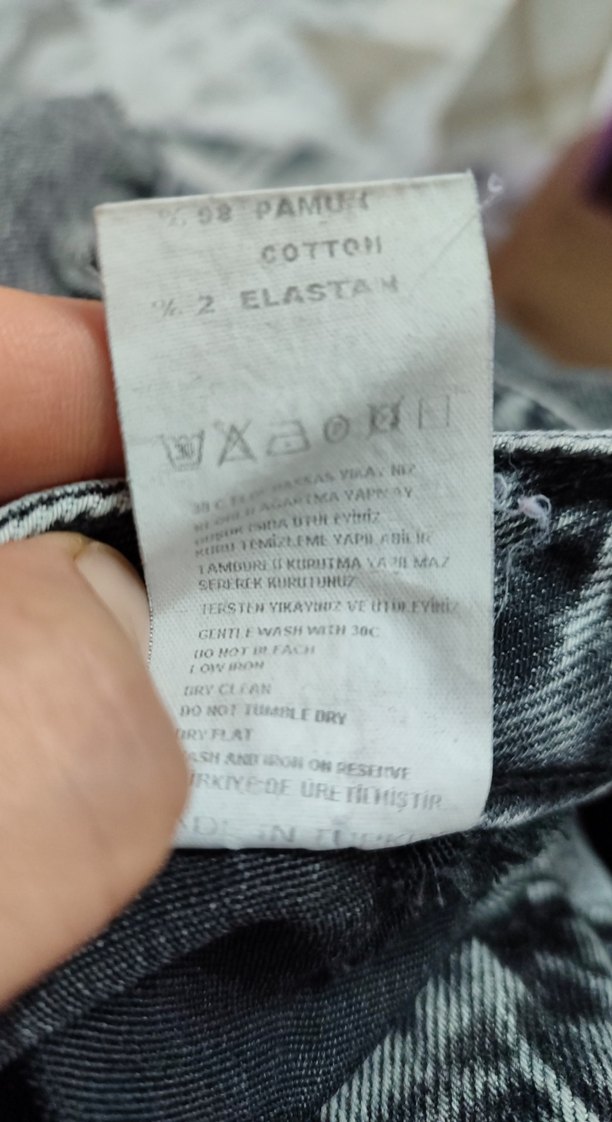 Füme Kadın Denim Kot Pantolon - Görsel 4