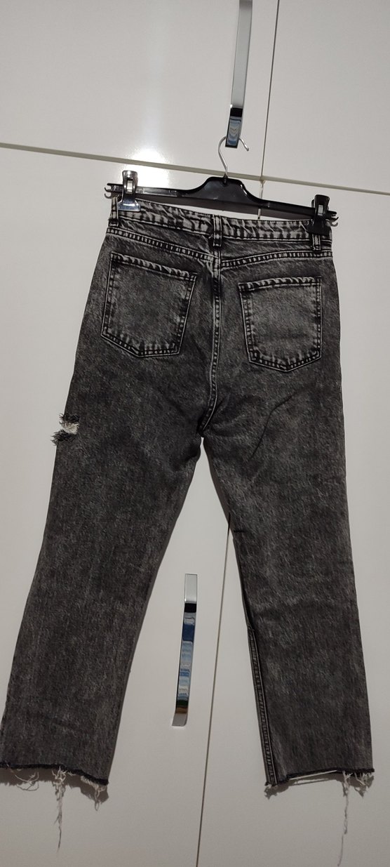 Füme Kadın Denim Kot Pantolon - Görsel 3