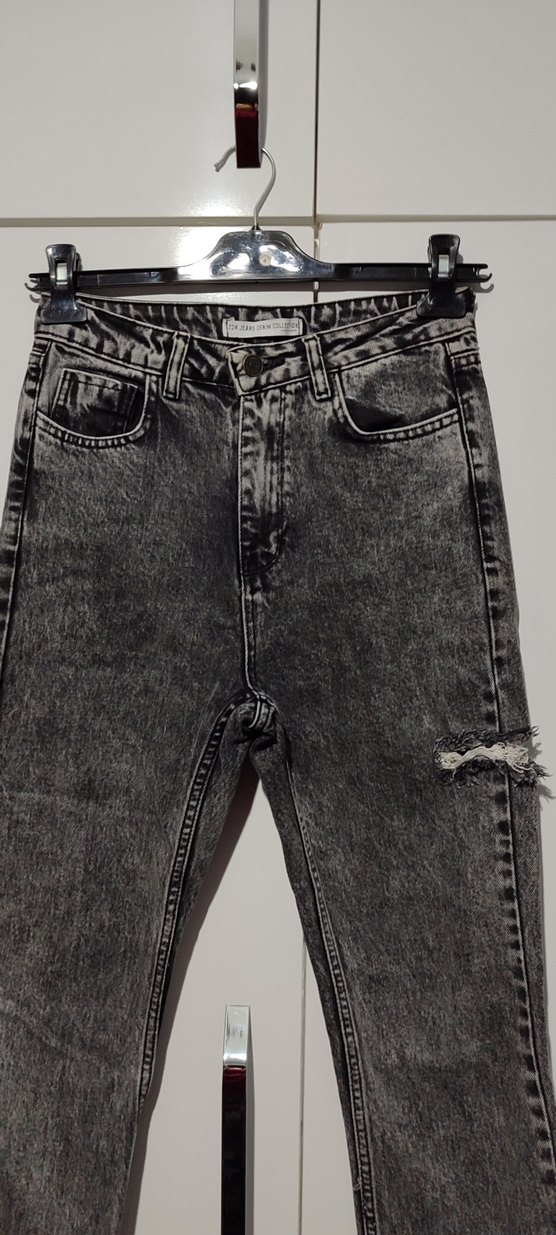 Füme Kadın Denim Kot Pantolon - Görsel 2