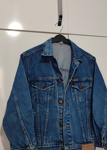 Mavi Renk Kot Ceket - Görsel 4