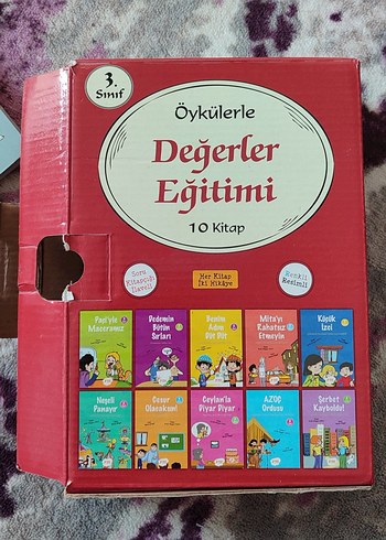 Öykülerle Değerler Eğitimi 3. Sınıf 10 Kitap - Görsel 2