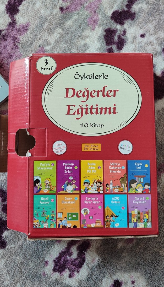 Öykülerle Değerler Eğitimi 3. Sınıf 10 Kitap - Görsel 2