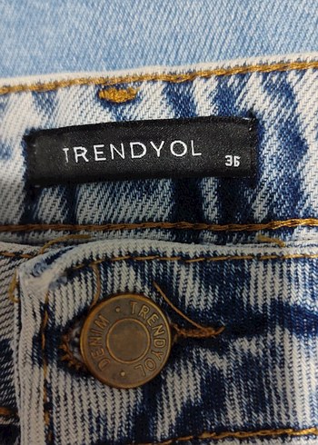 26 Beden mavi Renk Kadın Mavi Regular Fit Jean Kot Pantolon