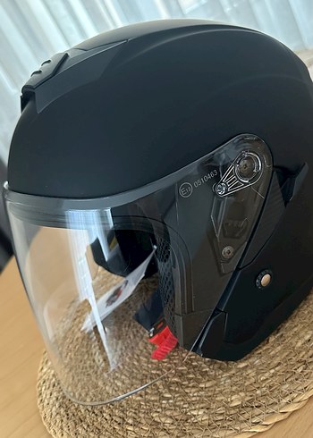 Şeffaf Vizörlü Siyah Biker Kask - Görsel 4