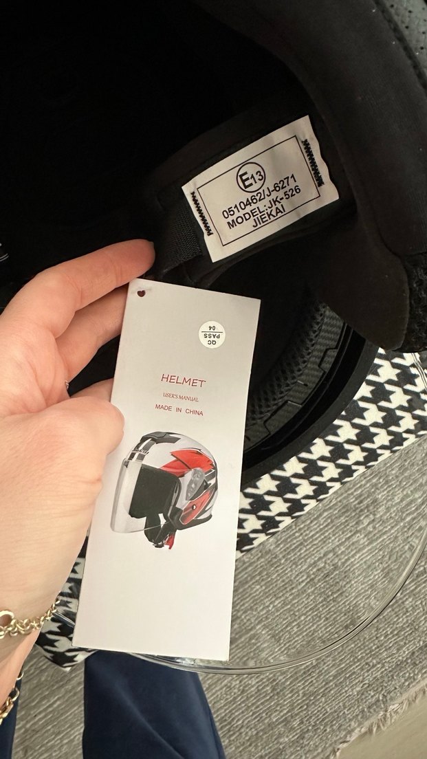 Şeffaf Vizörlü Siyah Biker Kask - Görsel 5