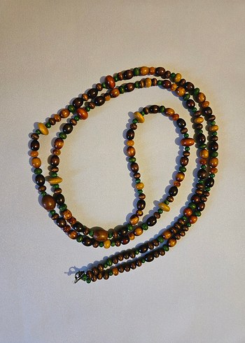 Renkli Boncuklu Uzun Kadın Kolyesi - Görsel 4