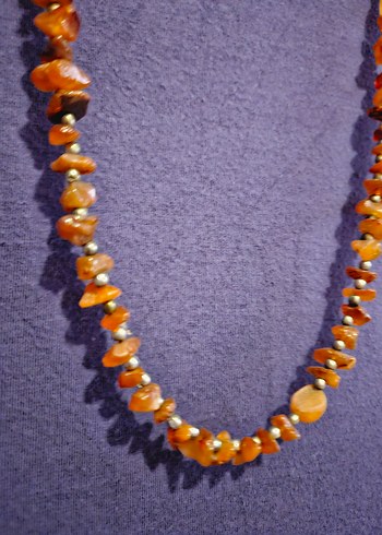 Kehribar Kadın Kolye - Görsel 2