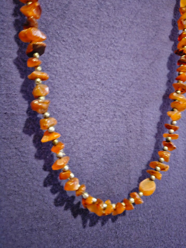 Kehribar Kadın Kolye - Görsel 2