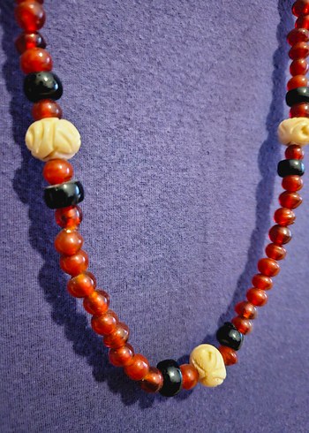 Kırmızı Kadın Kolye - Görsel 2