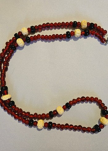 Kırmızı Kadın Kolye - Görsel 3