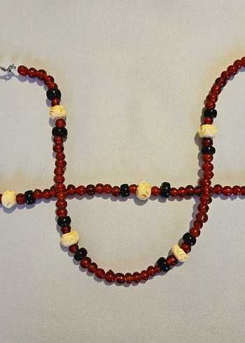 Kırmızı Kadın Kolye - Görsel 4