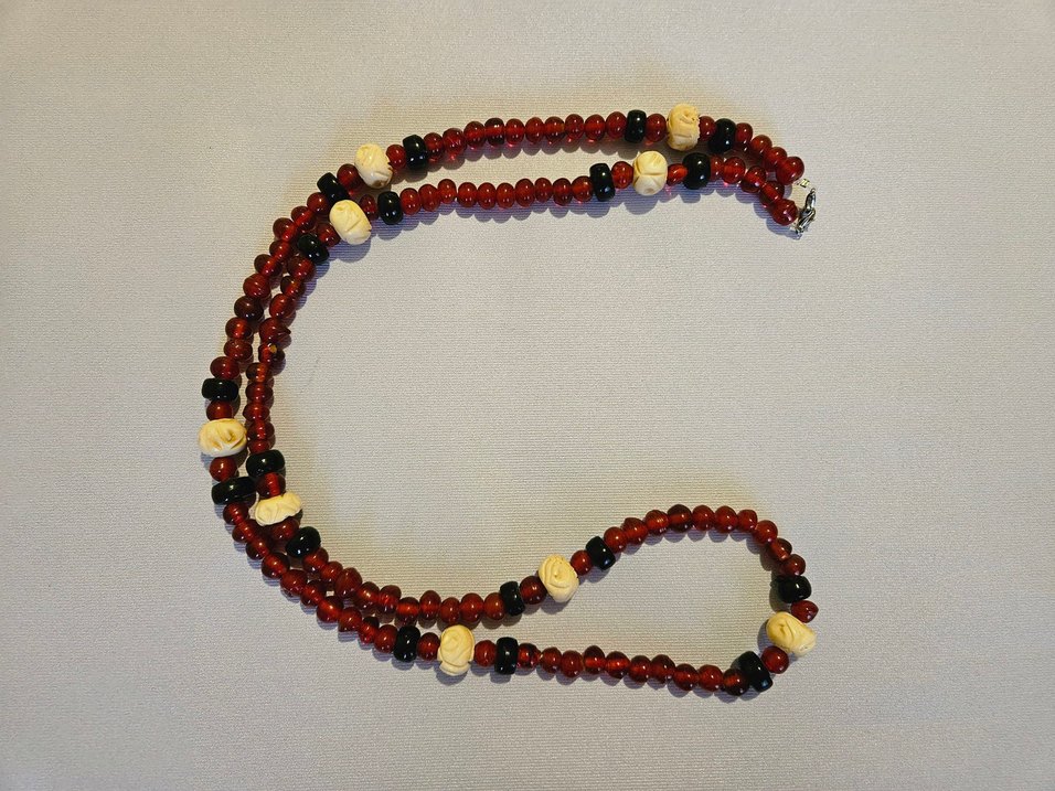 Kırmızı Kadın Kolye - Görsel 3