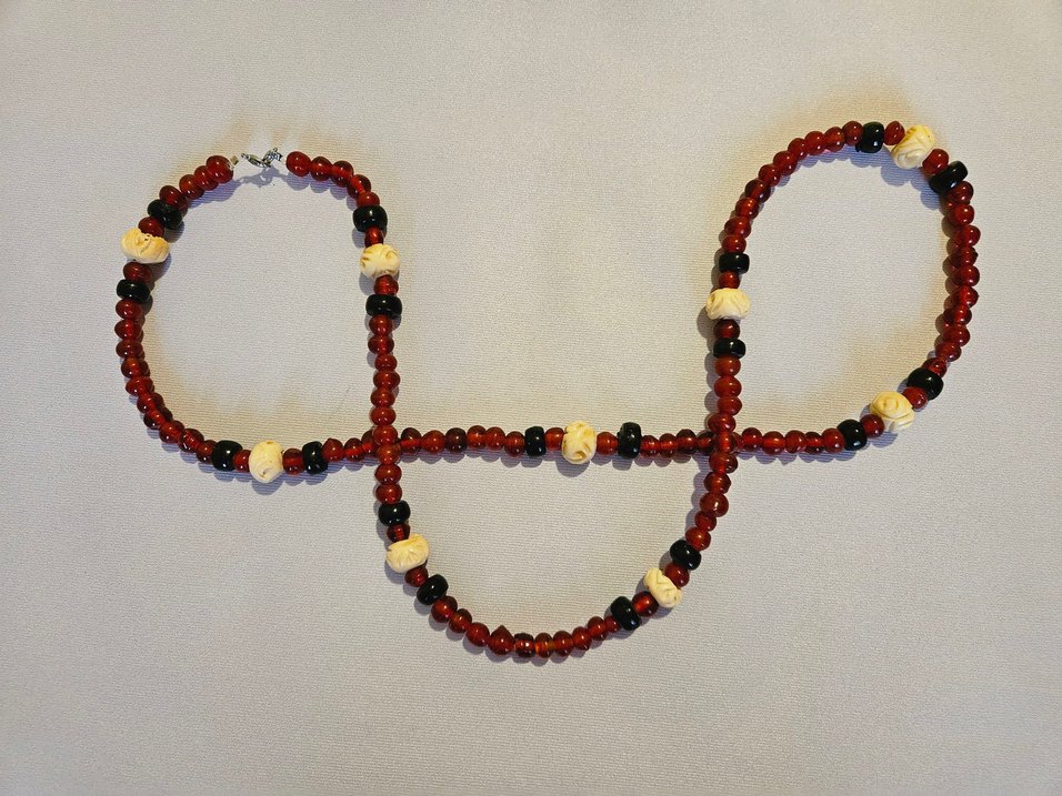 Kırmızı Kadın Kolye - Görsel 4