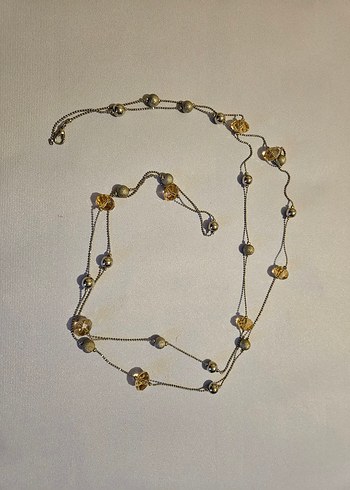 Kristal Boncuklu Kadın Kolye - Görsel 3