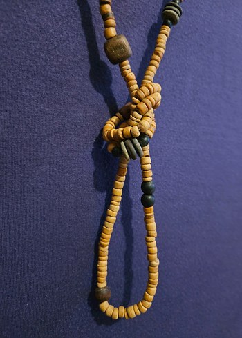 Ahşap boncuklu kolye - Görsel 2