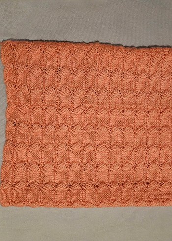 Pembe yuvarlak atkı - Görsel 2