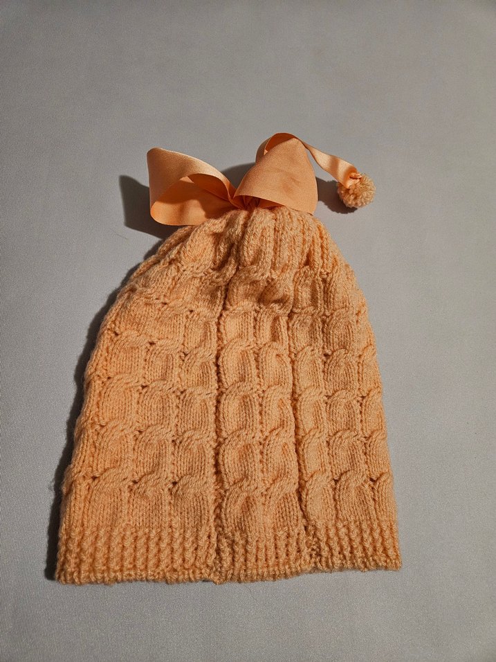 Ponponlu pembej Kadın Bere - Görsel 2