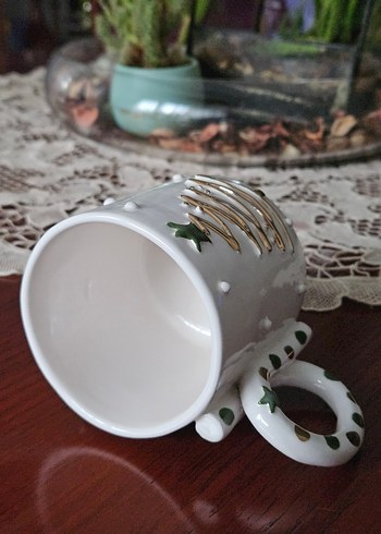 Yılbaşı Temalı Seramik Kupa - Görsel 3