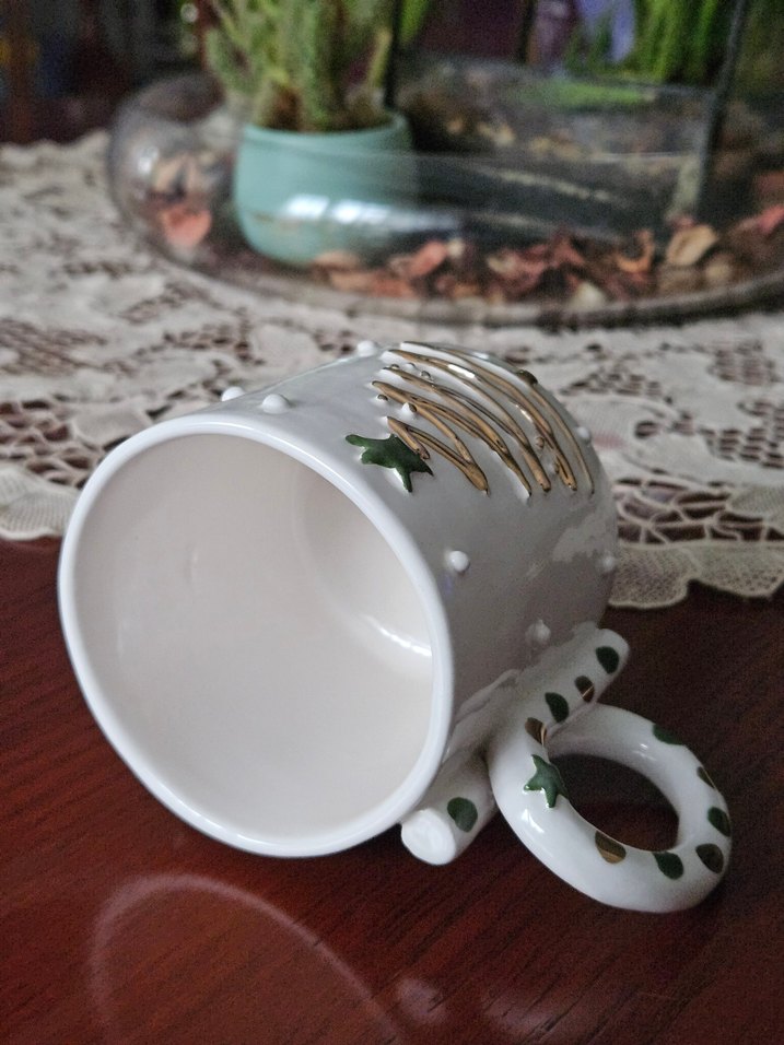 Yılbaşı Temalı Seramik Kupa - Görsel 3