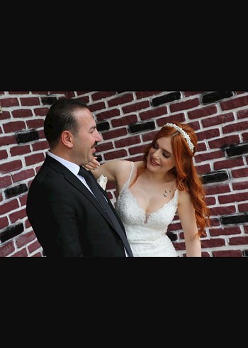 Beyaz vakko model balık gelinlik - Görsel 2