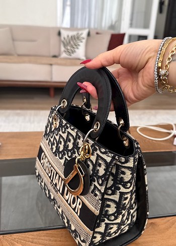 Zincir Detaylı Siyah Christian Dior Kadın Çanta - Görsel 3