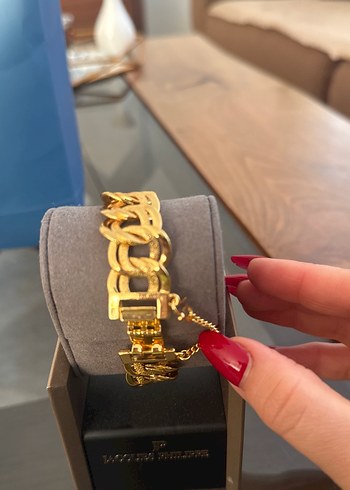 Uzayyolu model 24 ayar kaplama bileklik - Görsel 3