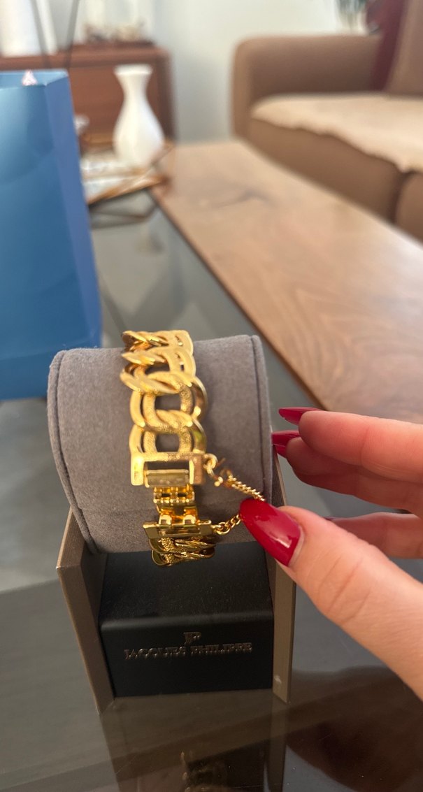 Uzayyolu model 24 ayar kaplama bileklik - Görsel 3