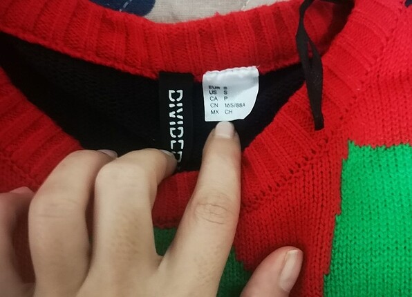 s Beden H&m Yılbaşı temalı kazak 