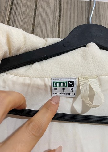 Puma Beyaz Kadın Puff Mont Midi Boy - Görsel 2