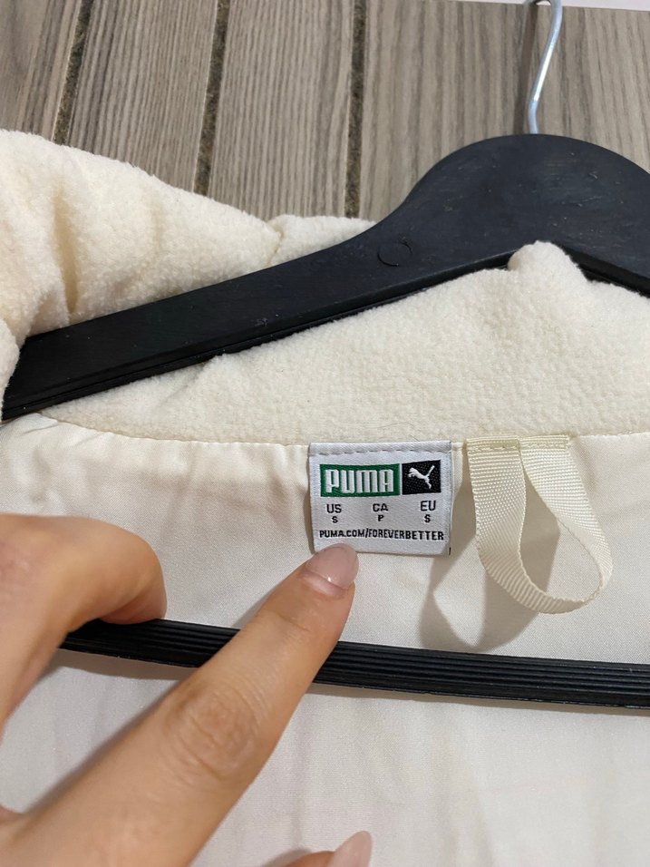 Puma Beyaz Kadın Puff Mont Midi Boy - Görsel 2