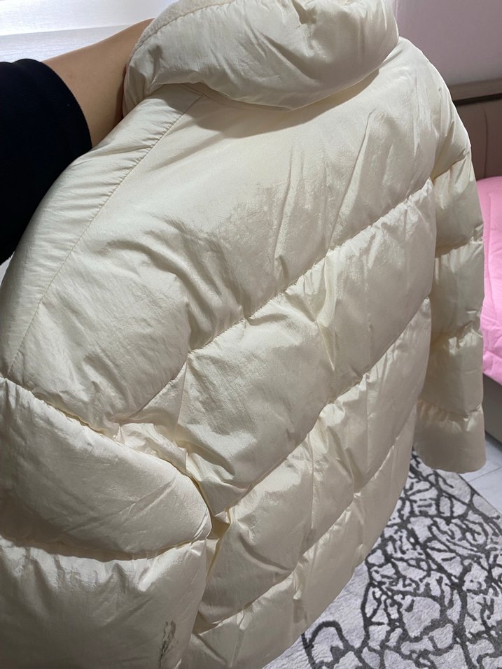 Puma Beyaz Kadın Puff Mont Midi Boy - Görsel 3