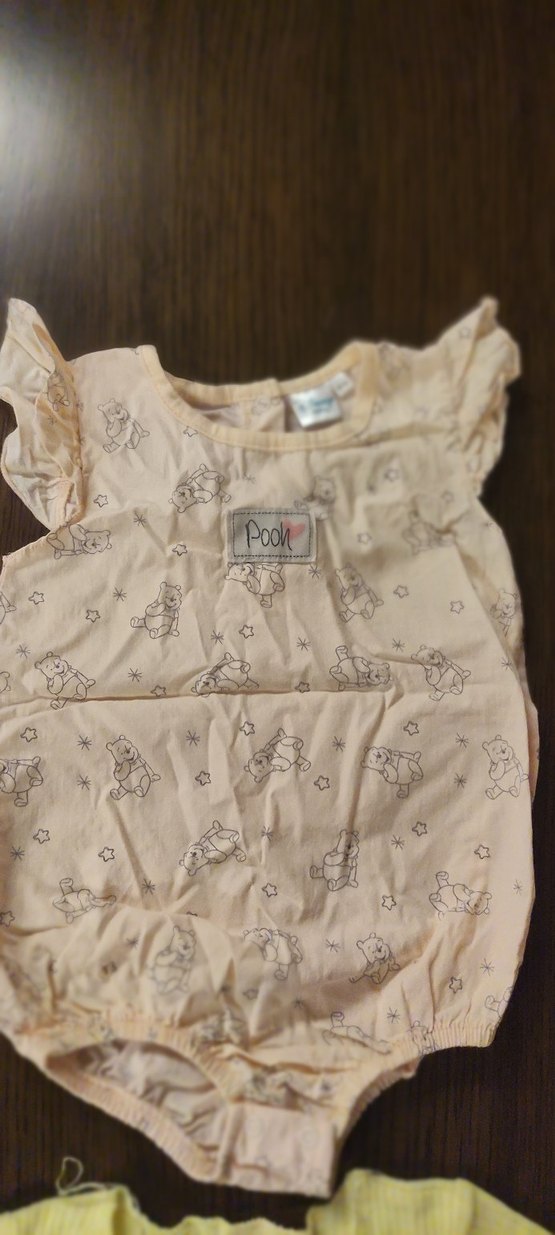 Sarı Bebek Kısa Kollu Düğmeli Body - Görsel 2