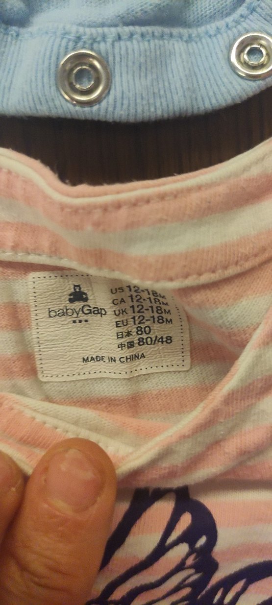 Uzun Kollu, Baskılı Bebek Body - Mavi - Görsel 4