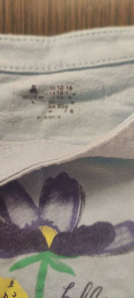 Uzun Kollu, Baskılı Bebek Body - Mavi - Görsel 5