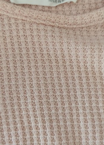 pudra Örgü Bluz - Görsel 3