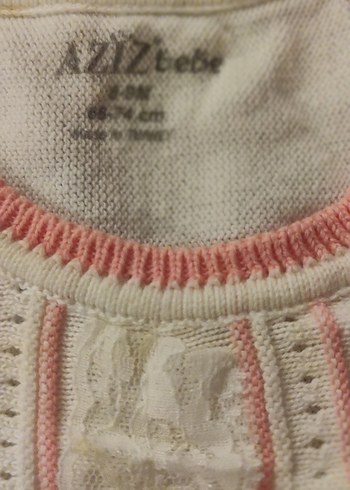 Bebek Kız Kısa Kollu Fırfırlı Body - Görsel 4