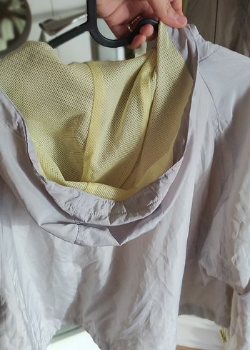 Bej Kadın Midi Ceket Fermuarlı Cepli - Görsel 5