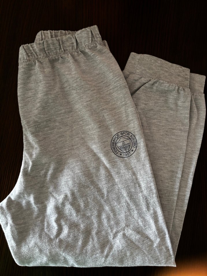 Gri Rahat Kesim Sweatpants - Görsel 2