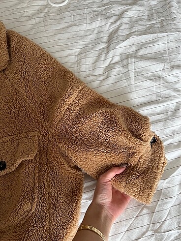 xs Beden camel Renk Dilvin Peluş Mont
