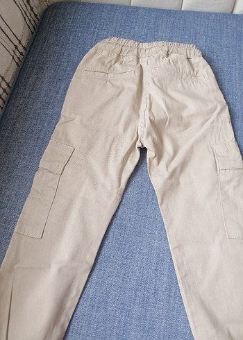 4 Yaş Beden ten rengi Renk Bej Erkek Çocuk Street Wear Bol Kesim Pantolon