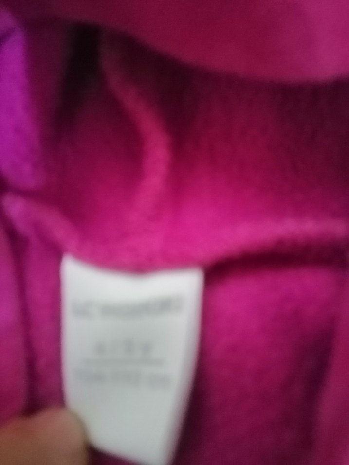 Kız Çocuk Pembe Kapüşonlu Düğmeli Eşofman Takımı - Görsel 3