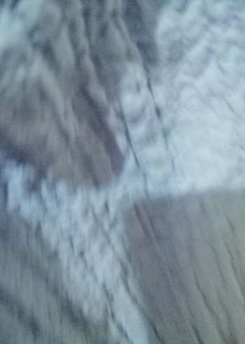 Uzun Kollu Mor Midi Keten Elbise - Görsel 3