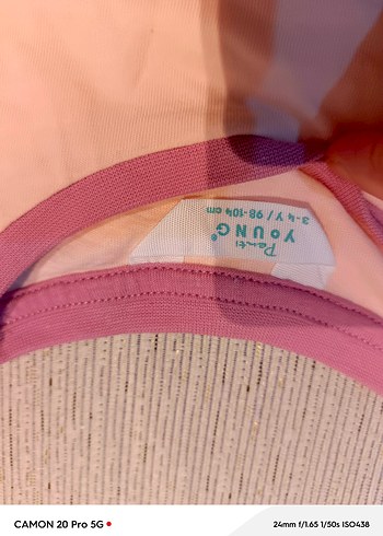 Kız Çocuk Pembe Pamuklu Uzun Kollu Pijama Takımı - Görsel 3