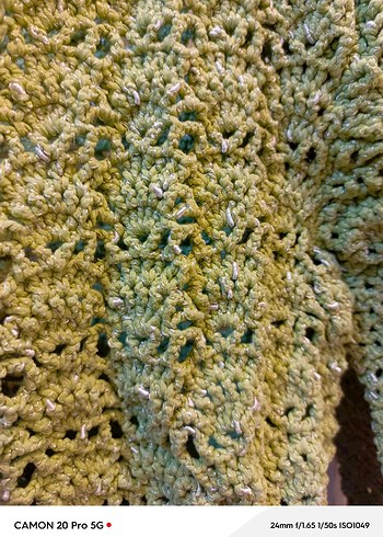 Yeşil Triko Bohem Kadın Hırka - Görsel 2