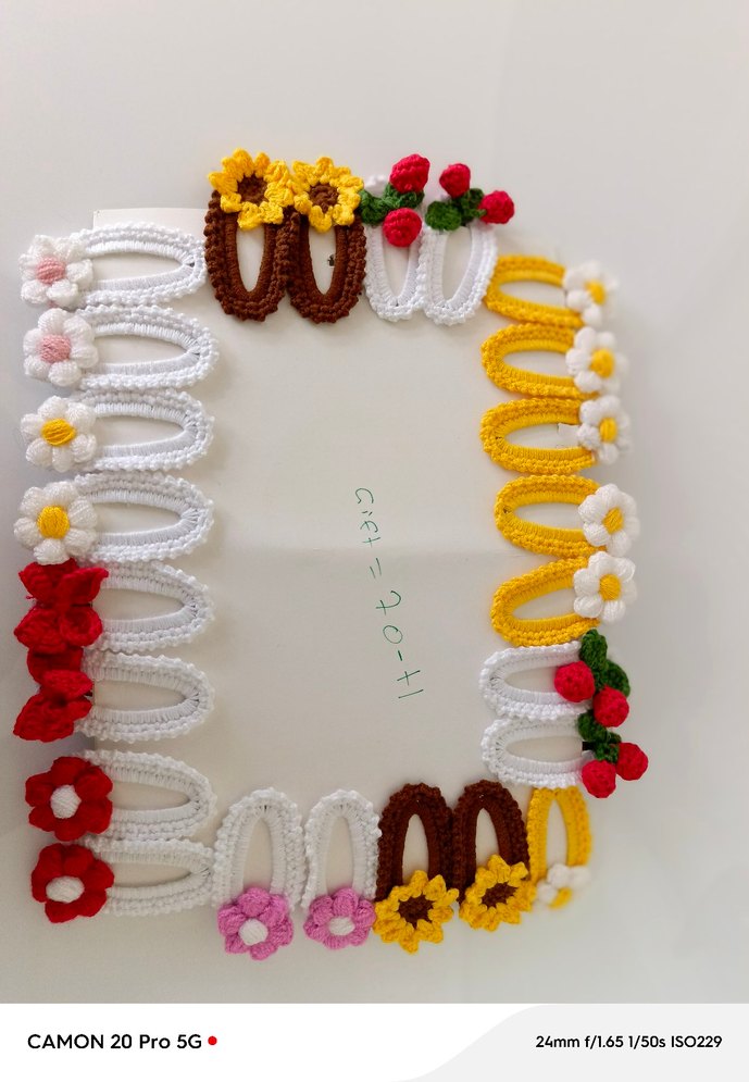 Çiçekli Dantel Çocuk Saç Tokası Seti - Görsel 2