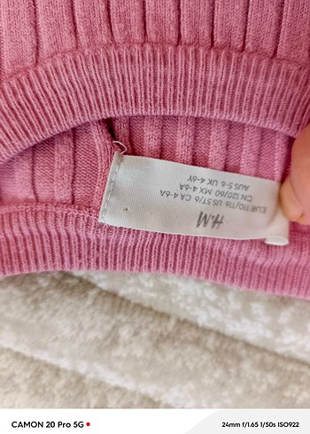 Pembe Uzun Kollu kız çocukTriko Kazak - Görsel 3