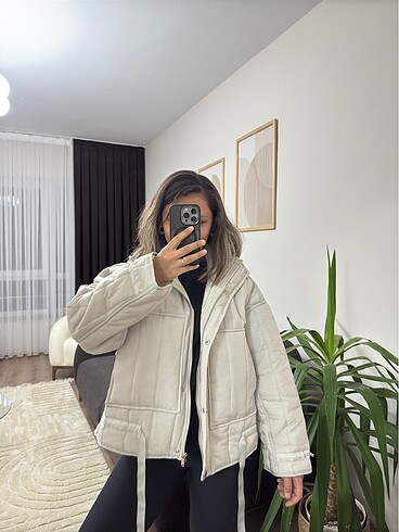 Zara muadil oversize kapitone mont