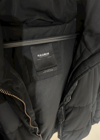 s Beden pembe Renk Pull&bear şişme oversize mont