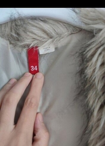 s Beden kahverengi Renk Kürklü Yelek