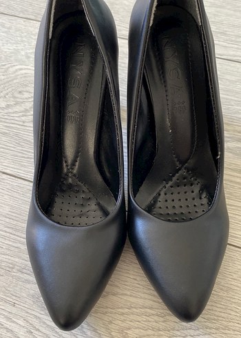 37 Beden Siyah Stiletto Topuklu Kadın Ayakkabı